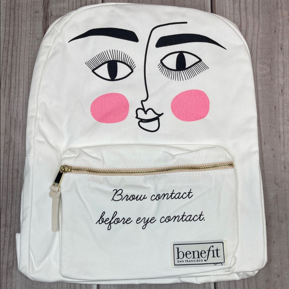 Benefit San Francisco ‘20 Brow Backpack Book Bag Brow Contact Before Eye Contact